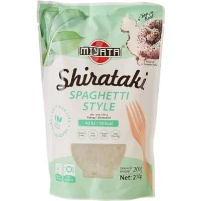 Abbildung von Miyata Shirataki Spaghetti Style, Nudeln aus Konjakmehl, 1er Pack (1 x 270 g)