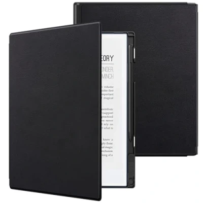 Abbildung von TiMOVO Hülle Kompatibel mit Remarkable 2 Tablet, Schlanke Leichte Ständer Harter Rückseite &amp; Stifthalter für Paper Tablet 10,3&quot; 2020, Schwarz