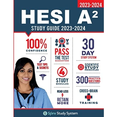 Abbildung von HESI A2 Study Guide: Spire System &amp; Test Prep Guide with Practice Review Questions for the Exam: ... Admission Assessment Exam