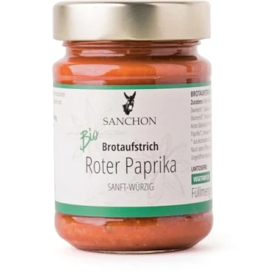 Abbildung von Bio Brotaufstrich Roter Paprika, Sanchon (1 x 190 gr)