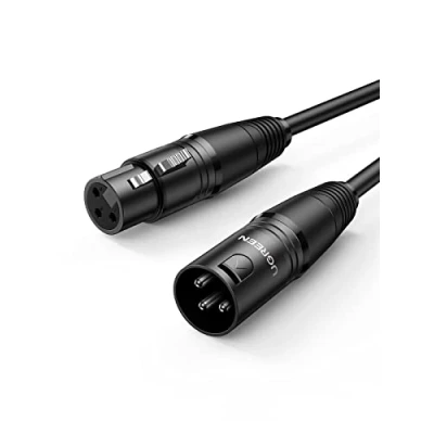 Abbildung von UGREEN Mikrofonkabel XLR Stecker auf Busche Kabel Schwarz (10M)