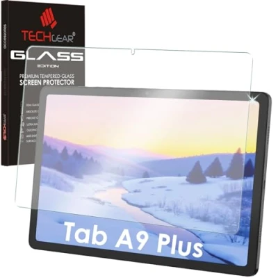 Abbildung von TECHGEAR Blendfreie Displayschutzfolie für Galaxy Tab A9 Plus, 27,9 cm (11 Zoll), 2023, mattes Glas, aus gehärtetem Härtegrad 9H, kratzfest, blasenfrei, hergestellt
