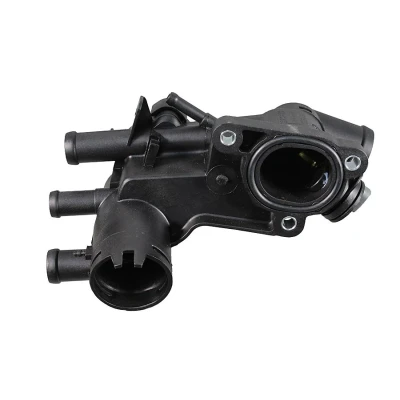 Abbildung von METZGER 4006471 Kühlwasserthermostat 87 mit Dichtung Flansch, Sensor Gehäuse SKODA: Octavia 2 Combi, II Schrägheck, AUDI: A2