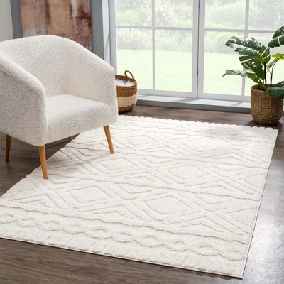 Abbildung von Carpet City Hochflor Teppich &quot;Focus 3382, Boho Style&quot;, rechteckig, besonders weich, Hoch Tief Struktur, Wohnzimmer, auch als Läufer