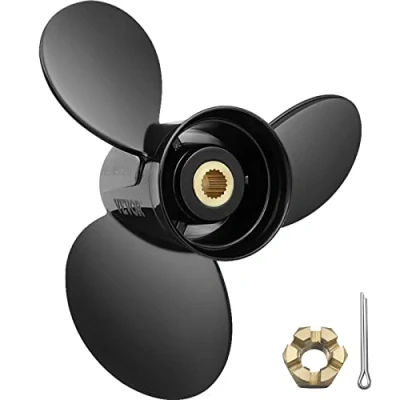 Abbildung von VEVOR Unisex Erwachsene Außenbordpropeller Außenborder Propeller, Schwarz, Klein