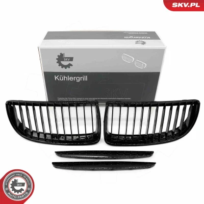 Abbildung von ESEN SKV 66SKV085 Kühlergrill schwarz, glänzend BMW: 3 Touring, Limousine