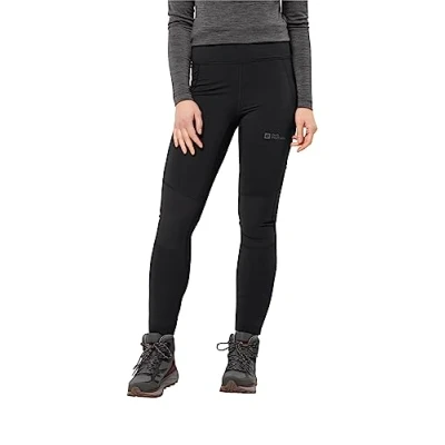 Abbildung von Jack Wolfskin Kammweg Tights, Damen, Größe: Large, Black