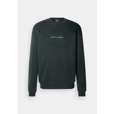 Abbildung von Scotch &amp; Soda CORE LOGO Front Chest Sweatshirt, Herren, Größe: Small, Grachten green