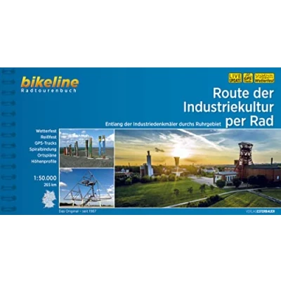 Abbildung von Route der Industriekultur per Rad: Entlang Industriedenkmäler durchs Ruhrgebiet, 1:50.000, 265 km (Bikeline Radtourenbücher)