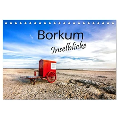 Abbildung von Borkum Inselblicke (Tischkalender 2025 DIN A5 quer), CALVENDO Monatskalender