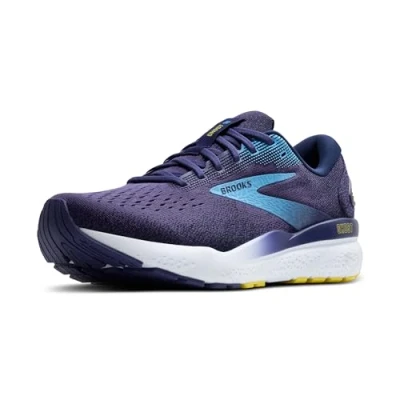 Abbildung von BROOKS Herren Ghost 16 Sneaker, Blau/Bonnie Blau/Gelb, 40.5 EU
