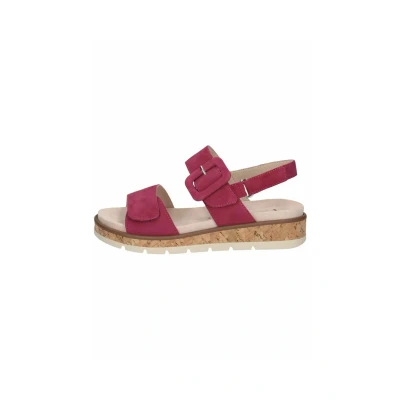 Abbildung von Caprice Plateausandalette, Damen, Größe: 37, Fuchsia suede Schuhe