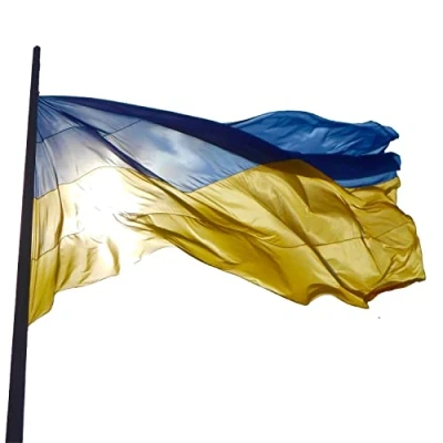 Abbildung von Ukraine Flagge 90x150 cm
