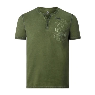 Abbildung von Jan Vanderstorm Tshirt print, Herren, Größe: Large, Oliv