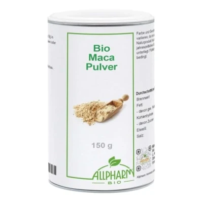 Abbildung von Bio Maca Pulver Allpharm 150 g