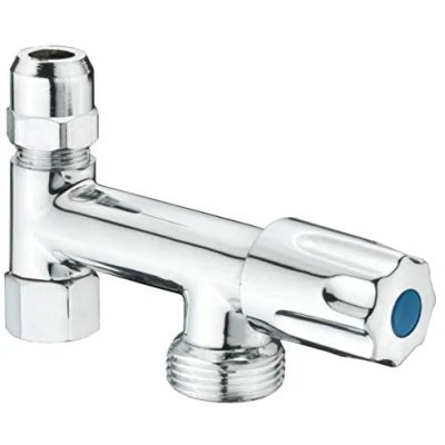 Abbildung von Cornat Maschinen Anschlussventil &quot;Eckfix&quot; 3/8 Zoll IG Zum Anschluss von Wasch &amp; Spülmaschine Mit Rückflussverhinderer Aus Messing Verchromt / Geräteventil Gerätezusatzventil TEC304901