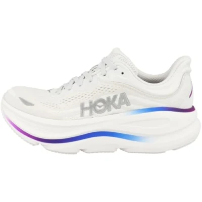 Abbildung von HOKA Bondi Laufschuh Straße, Damen, Größe: 38, Cosmic grey/white Schuhe