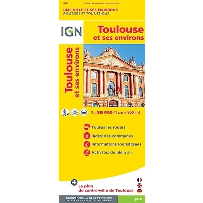 Abbildung von Toulouse et ses environs: IGN plan de ville (Découverte des villes, Band 88414)