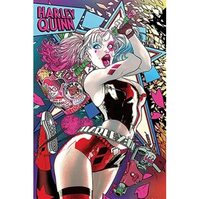 Abbildung von Close Up Batman Poster Comic Harley Quinn Neon (61cm x 91,5cm)