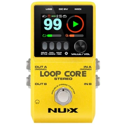 Abbildung von NU X Loop Core Stereo Pedal mit HD LCD Farbdisplay