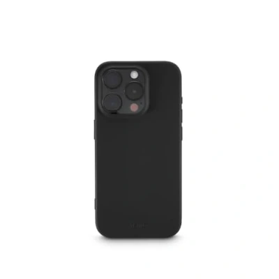Abbildung von Hama Hülle MagCase für iPhone 15 Pro Max (Handyhülle, Schutzhülle Rückseite, Apple MagSafe, Case, Kratzfest, extra Schutz Kamera und Display, Wireless Charging kompatibel, weich) schwarz