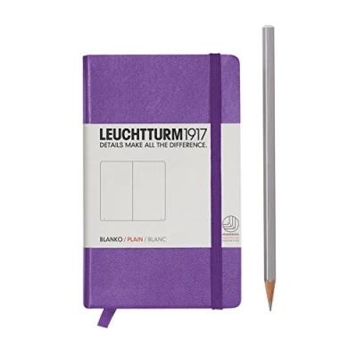 Abbildung von LEUCHTTURM1917 338742 Notizbuch Pocket (A6), Hardcover, blanko, lila