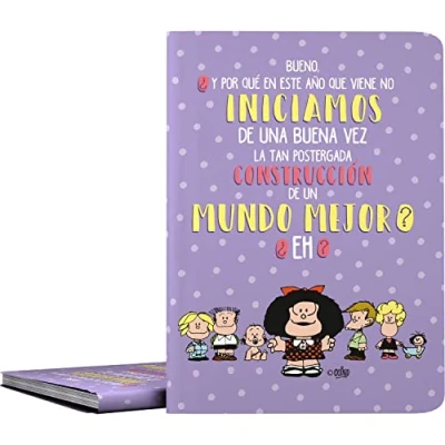 Abbildung von Grafoplás 1332459 Sichtbuch mit 30 Hüllen, A4, Deckel aus Polypropylen, Hoffnung, Mafalda