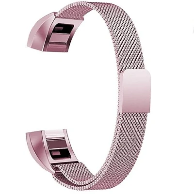 Abbildung von FitBit Alta HR Milanaise Armband Größe: Groß Roségold