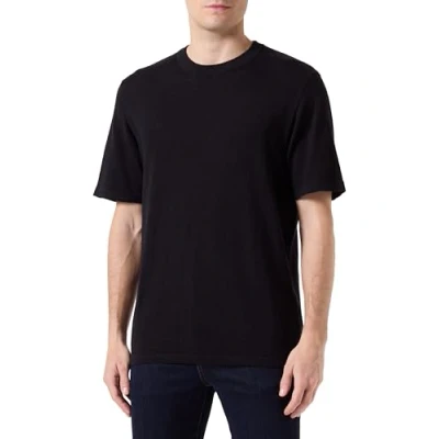 Abbildung von SELETED HOMME Slhberg Linen Ss Knit Tee Noos