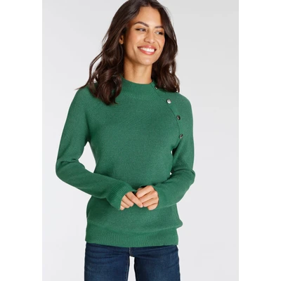Abbildung von Laura Scott Strickpullover, mit Knopfdetail