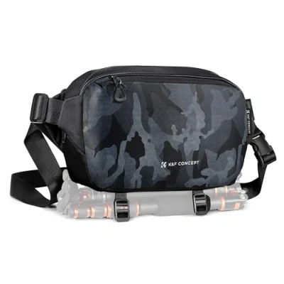 Abbildung von K&amp;F Concept Kamera Rucksack, Schultertasche, quadratische Tasche, Taschen für Fotografen, Rechteck Hülle, kompatibel mit Canon/Nikon/Sony/DJI Mavic Drohnen Rucksack