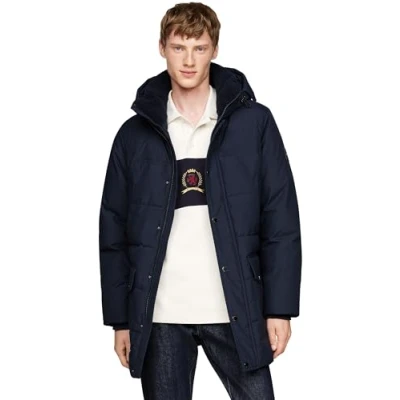 Abbildung von Tommy Hilfiger Rockie Utility Wintermantel, Herren, Größe: XL, Desert sky