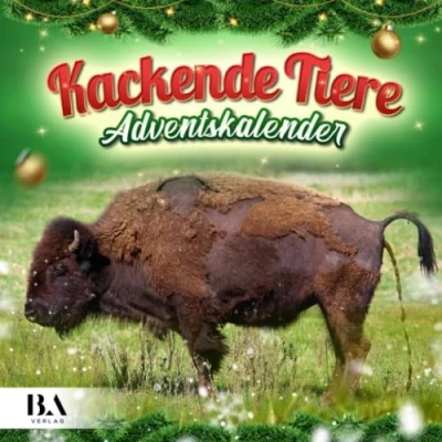 Abbildung von Kackende Tiere Adventskalender 2022: Das lustige Geschenk für Männer Frauen Freunde Kollegen Weihnachten Geburtstag Valentinstag &amp; Mehr (24 witzige Bilder)