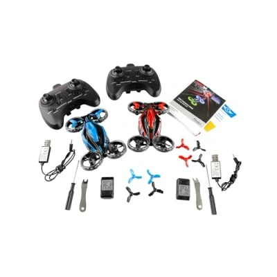 Abbildung von Amewi RTF &amp; 2 in 1 Drohnen Set mi Battle Funktion Quadrocopter
