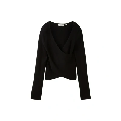 Abbildung von TOM Tailor Denim Strickpullover, Damen, Größe: XS, Deep black