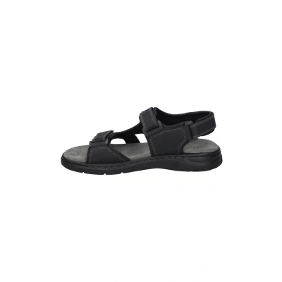 Abbildung von Josef Seibel Herren Klassische Sandalen Marlon 06,Weite G (Normal),Wechselfußbett,Sandaletten,klettsandalen,schwarz,46 EU