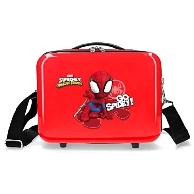 Abbildung von Marvel Go Spidey Kabinentrolley, rot, 38 x 55 20 cm, starrer ABS Kombinationsverschluss, 34 l, 2 kg, 4 Räder, Handgepäck, Kabinenkoffer