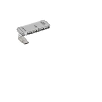 Abbildung von Goobay 68879, USB 2.0, 480 Mbit/s, Grau, Rundkabel, 0,06 m