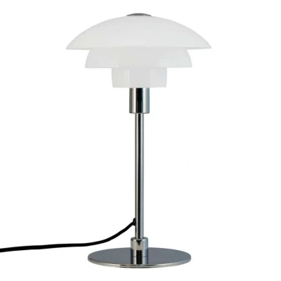 Abbildung von Dyberg Larsen Tischlampe Morph, opal, Höhe 35 cm, Glas