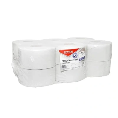 Abbildung von Toilettenpapier Jumbo Recyclingpapier 1 lagig 120m Weiß Stk.