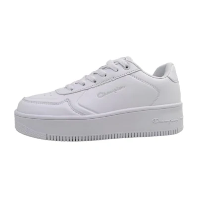 Abbildung von Champion LOW CUT Rebound Platform Basketball Sneaker low, Damen, Größe: 37.5, White Pu