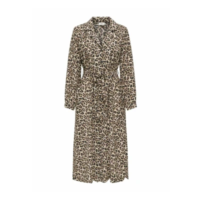 Abbildung von JDY Jdysay BELL Sleeve Dress Freizeitkleid, Damen, Größe: XS, Oatmeal melange