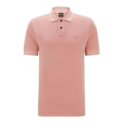 Abbildung von BOSS Prime Poloshirt, Herren, Größe: Medium, Open pink