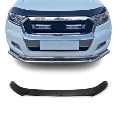 Abbildung von OMAC Motorhaube Deflektor Insekten Steinschlagschutz kompatibel mit Ford Ranger 2015 2022 Dunkel