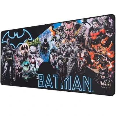 Abbildung von DC Comics Batman XXL Mauspad 90 mm x 40 Geschenk Offiziell lizenzierte Gaming Desktop Mauspads