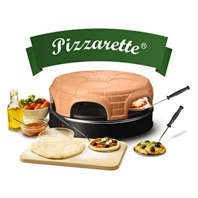 Abbildung von Emerio Standgrill Pizza Ofen, PIZZARETTE PO 115848.1 für 6 Personen Mini Pizza, 1500 W