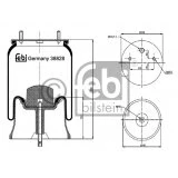 Abbildung von FEBI BILSTEIN 38828 Federbalg, Luftfederung