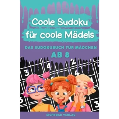 Abbildung von coole Sudoku für Mädels das Sudokubuch Mädchen ab 8