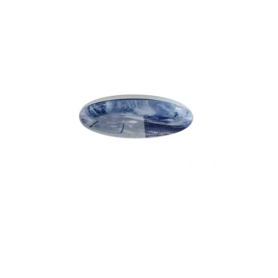 Abbildung von Lindby LED Deckenleuchte Orbi, 38 cm, blau/weiß, Kunststoff