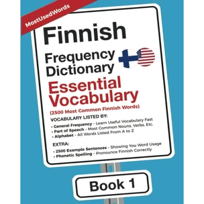Abbildung von Finnish Frequency Dictionary Essential Vocabulary: 2500 Most Common Words (Learn Vocabulary with the Dictionaries, Band 1)